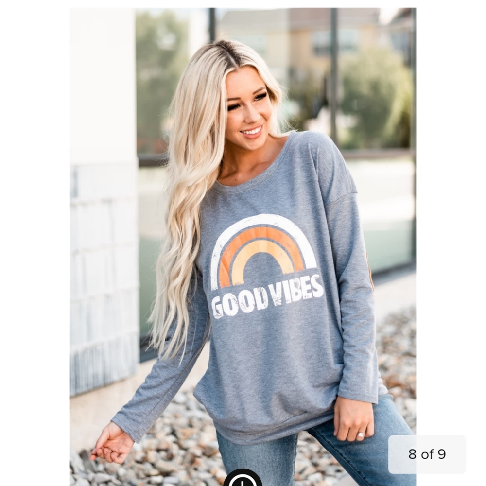 Good Vibes Sweatshirt Size small